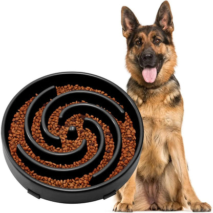 Slow Feeder Dogs Bowl for Large Medium Dogs,Anti-Gulping Pet Slower Feeding Bowls Stop Bloat,Preventing