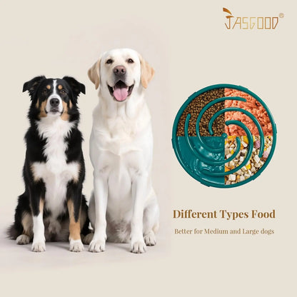 Slow Feeder Dogs Bowl for Large Medium Dogs,Anti-Gulping Pet Slower Feeding Bowls Stop Bloat,Preventing
