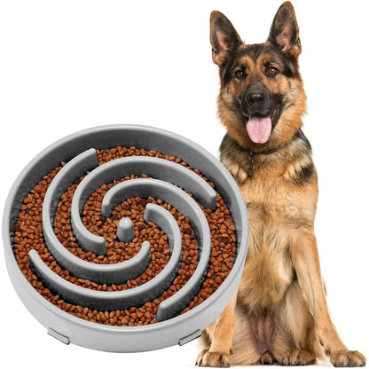 Slow Feeder Dogs Bowl for Large Medium Dogs,Anti-Gulping Pet Slower Feeding Bowls Stop Bloat,Preventing
